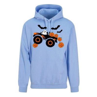 Halloween Monster Truck Ghost S Costume Meaningful Gift Unisex Surf Hoodie