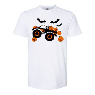 Halloween Monster Truck Ghost S Costume Meaningful Gift Softstyle CVC T-Shirt