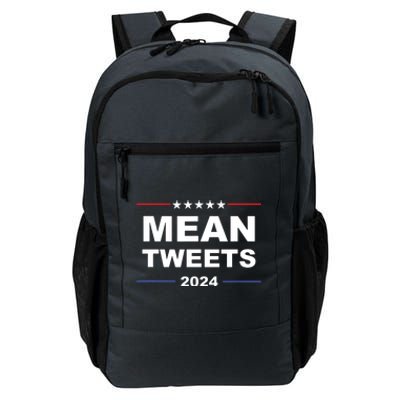 Humorous Mean Tweets Trump 2024 Political Gear Gop Fans Daily Commute Backpack