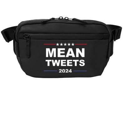 Humorous Mean Tweets Trump 2024 Political Gear Gop Fans Crossbody Pack