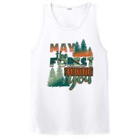 Hiking May The Forest Be With You Camping Gift PosiCharge Competitor Tank