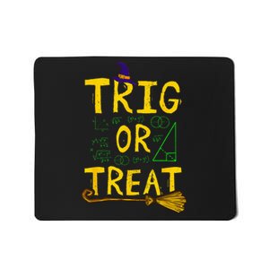 Halloween Math Teacher Trig Or Treat Student School College Mousepad