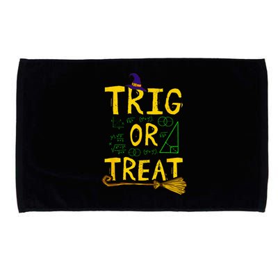 Halloween Math Teacher Trig Or Treat Student School College Microfiber Hand Towel