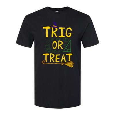 Halloween Math Teacher Trig Or Treat Student School College Softstyle® CVC T-Shirt