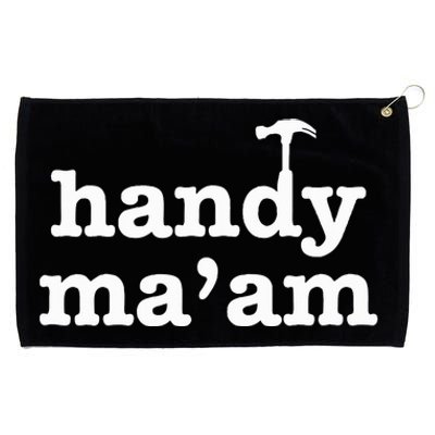 Handy MaAm Tools Female Woman Maintenance Worker Feminist Grommeted Golf Towel