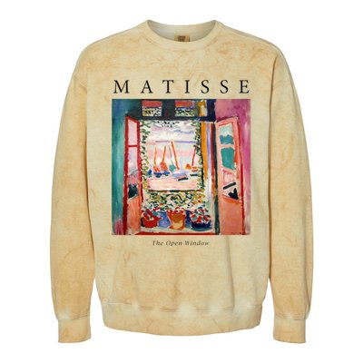 Henri Matisse The Open Window Famous Artwork Painting Colorblast Crewneck Sweatshirt