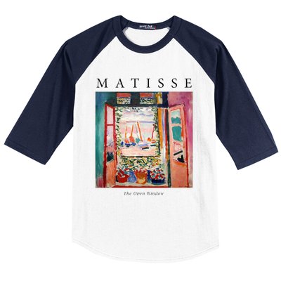 Henri Matisse The Open Window Famous Artwork Painting Baseball Sleeve Shirt