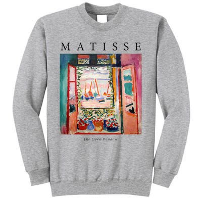 Henri Matisse The Open Window Famous Artwork Painting Tall Sweatshirt