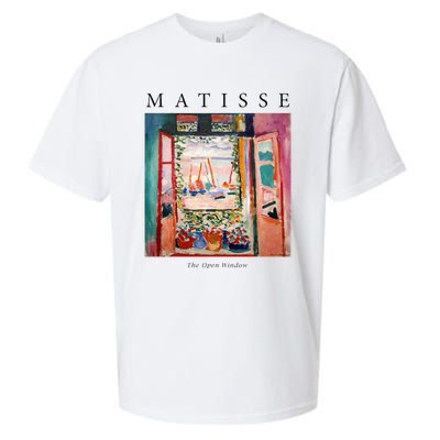 Henri Matisse The Open Window Famous Artwork Painting Sueded Cloud Jersey T-Shirt