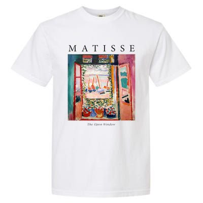 Henri Matisse The Open Window Famous Artwork Painting Garment-Dyed Heavyweight T-Shirt