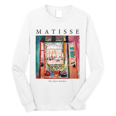 Henri Matisse The Open Window Famous Artwork Painting Long Sleeve Shirt