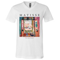 Henri Matisse The Open Window Famous Artwork Painting V-Neck T-Shirt