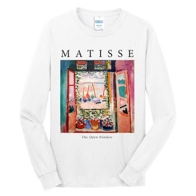 Henri Matisse The Open Window Famous Artwork Painting Tall Long Sleeve T-Shirt