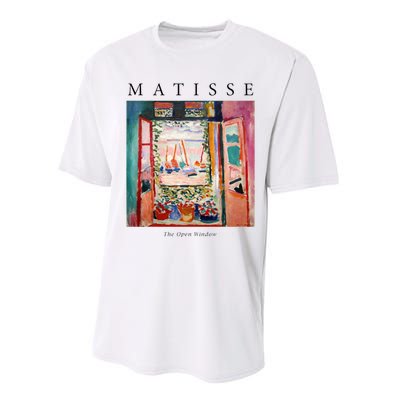 Henri Matisse The Open Window Famous Artwork Painting Performance Sprint T-Shirt