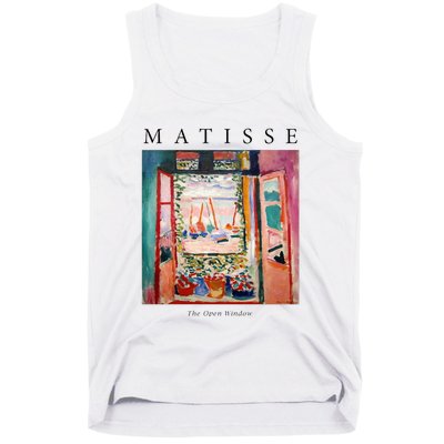 Henri Matisse The Open Window Famous Artwork Painting Tank Top