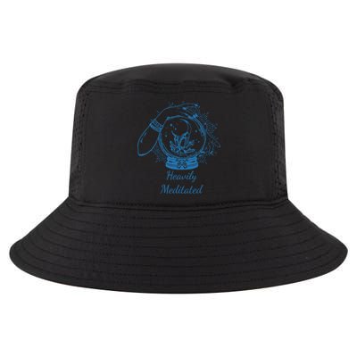 Heavily Meditated Tee Mythical Crystal Ball Art Crystals Cool Gift Cool Comfort Performance Bucket Hat