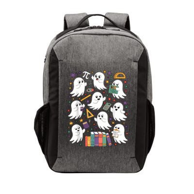 Halloween Math Teacher Ghost Math Teacher Spooky Halloween Vector Backpack