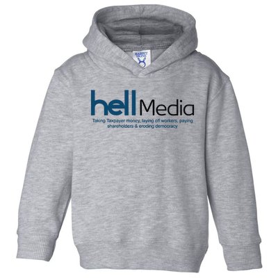 Hell Media Taking Taxpayer Money Toddler Hoodie