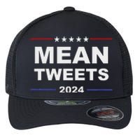 Humorous Mean Tweets & Trump 2024 Political Gear Gop Fans Flexfit Unipanel Trucker Cap