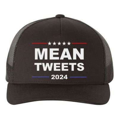 Humorous Mean Tweets & Trump 2024 Political Gear Gop Fans Yupoong Adult 5-Panel Trucker Hat