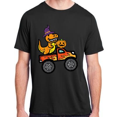 Halloween Monster Truck Dino Trex Costume Adult ChromaSoft Performance T-Shirt