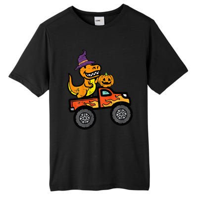 Halloween Monster Truck Dino Trex Costume Tall Fusion ChromaSoft Performance T-Shirt