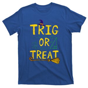 Halloween Math Teacher Trig Or Treat Student School College T-Shirt