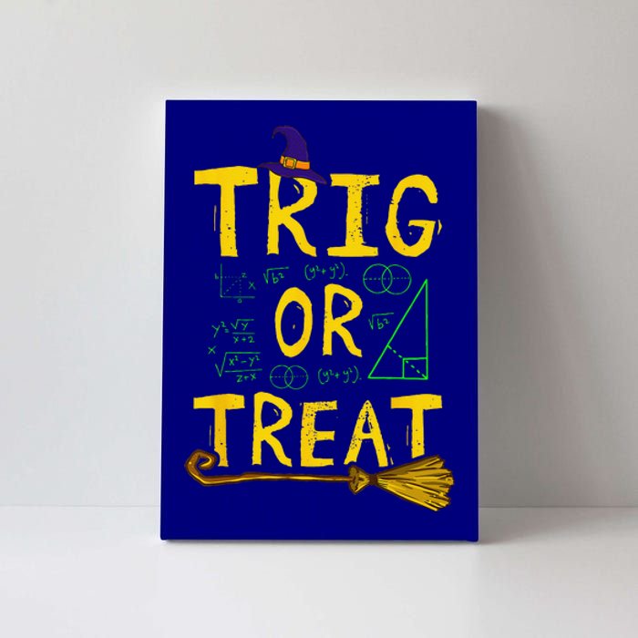 Halloween Math Teacher Trig Or Treat Student School College Canvas