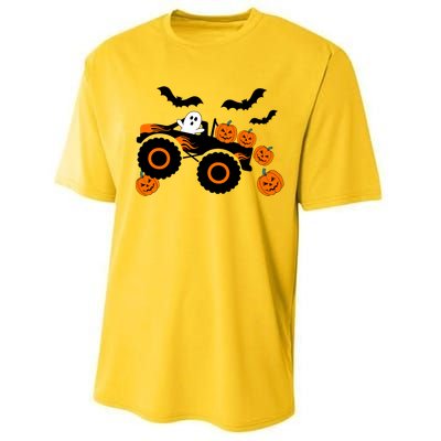 Halloween Monster Truck Ghost S Costume Gift Performance Sprint T-Shirt