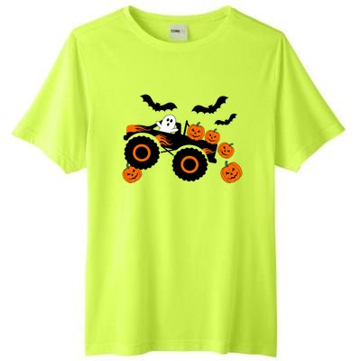 Halloween Monster Truck Ghost S Costume Gift Tall Fusion ChromaSoft Performance T-Shirt