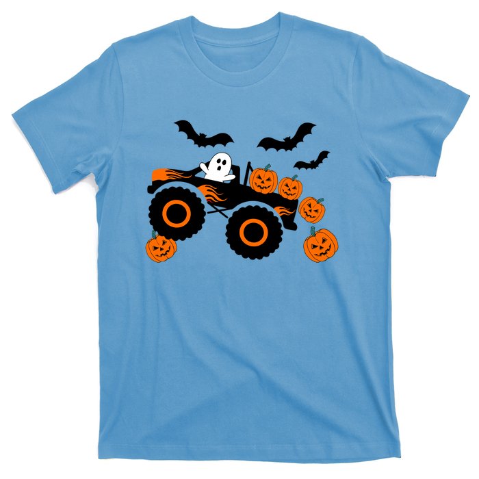 Halloween Monster Truck Ghost S Costume Gift T-Shirt