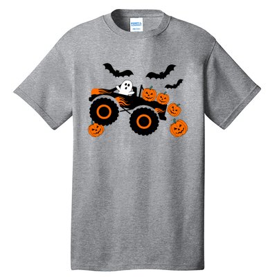 Halloween Monster Truck Ghost S Costume Gift Tall T-Shirt