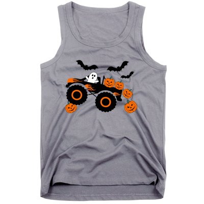 Halloween Monster Truck Ghost S Costume Gift Tank Top