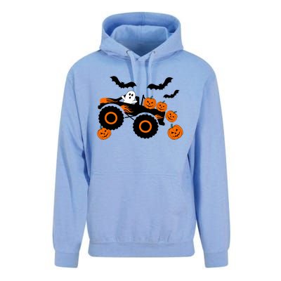 Halloween Monster Truck Ghost S Costume Gift Unisex Surf Hoodie