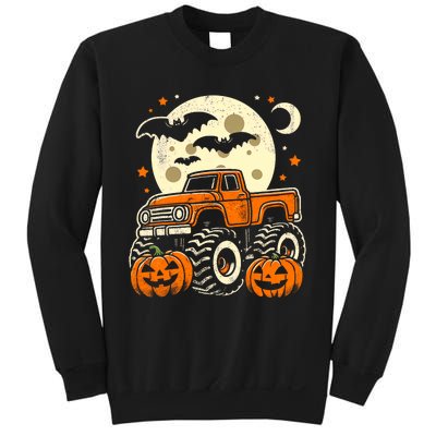 Halloween Monster Truck Pumpkin Halloween Sweatshirt