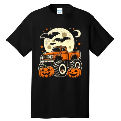 Halloween Monster Truck Pumpkin Halloween Tall T-Shirt