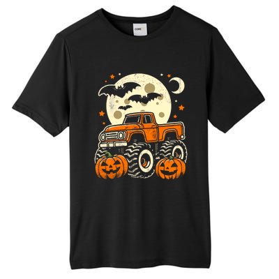 Halloween Monster Truck Pumpkin Halloween Tall Fusion ChromaSoft Performance T-Shirt