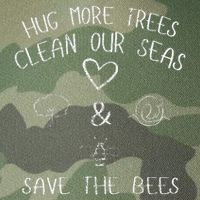 Hug More Trees Clean Our Seas And Save The Bees Gift Long Sleeve Legacy Tie Dye Trucker Hat