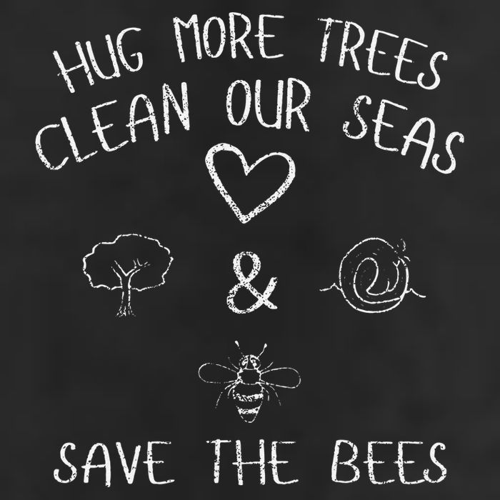 Hug More Trees Clean Our Seas And Save The Bees Gift Long Sleeve Cool Comfort Performance Bucket Hat