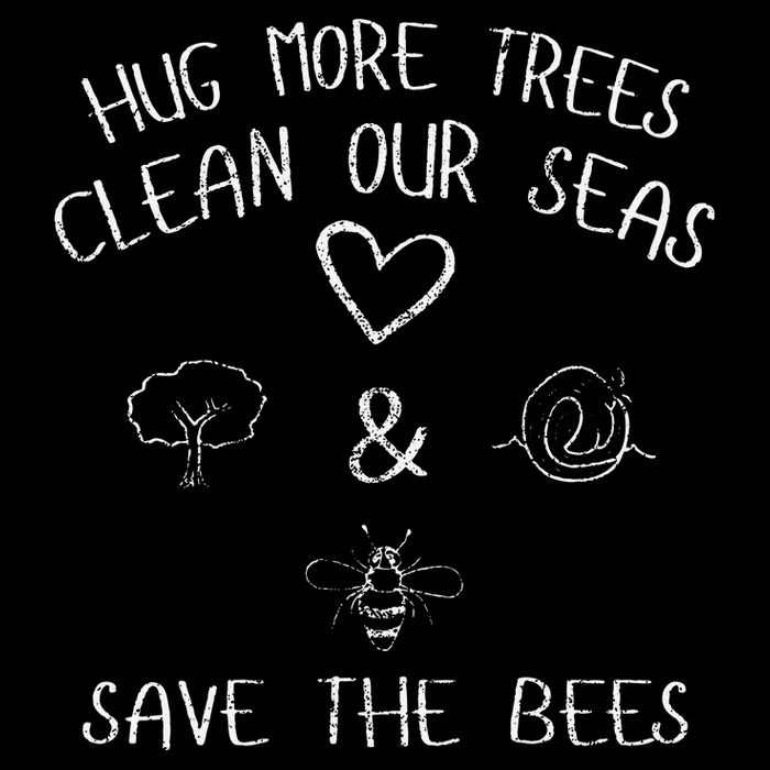 Hug More Trees Clean Our Seas And Save The Bees Gift Long Sleeve Sustainable Bucket Hat