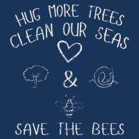 Hug More Trees Clean Our Seas And Save The Bees Gift Long Sleeve Infant Baby Jersey Bodysuit