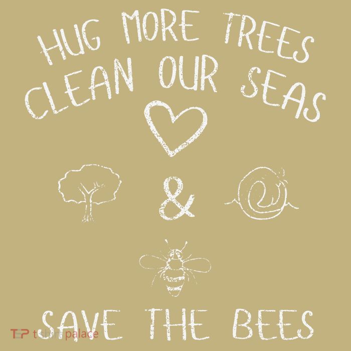 Hug More Trees Clean Our Seas And Save The Bees Gift Long Sleeve T-Shirt