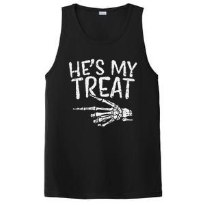 Hes My Treat Skeleton Matching Couple Halloween PosiCharge Competitor Tank