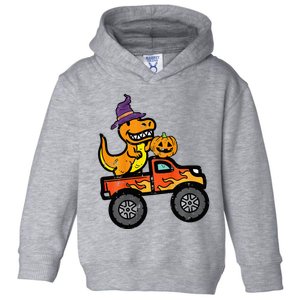 Halloween Monster Truck Dino Trex Costume Toddler Hoodie