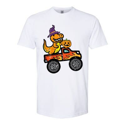 Halloween Monster Truck Dino Trex Costume Softstyle® CVC T-Shirt