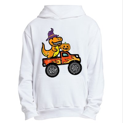 Halloween Monster Truck Dino Trex Costume Urban Pullover Hoodie