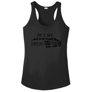 Hes My Treat Matching Couple Halloween Ladies PosiCharge Competitor Racerback Tank