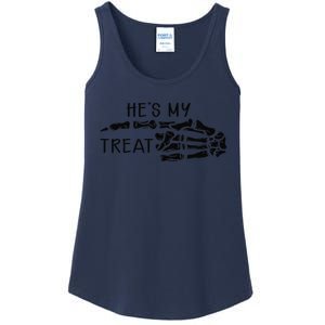 Hes My Treat Matching Couple Halloween Ladies Essential Tank