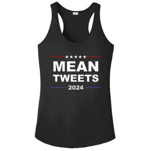 Humorous Mean Tweets & Trump 2024 Political Gear Gop Fans Ladies PosiCharge Competitor Racerback Tank