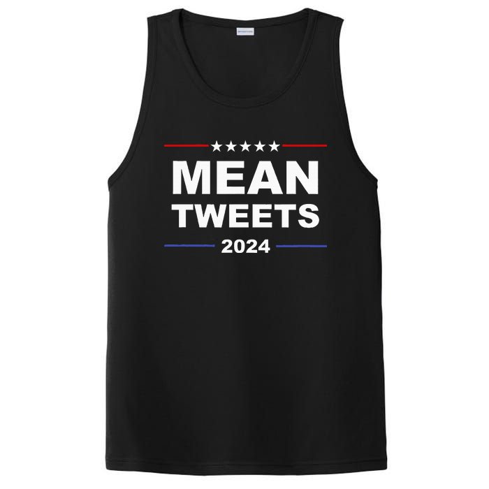 Humorous Mean Tweets & Trump 2024 Political Gear Gop Fans PosiCharge Competitor Tank